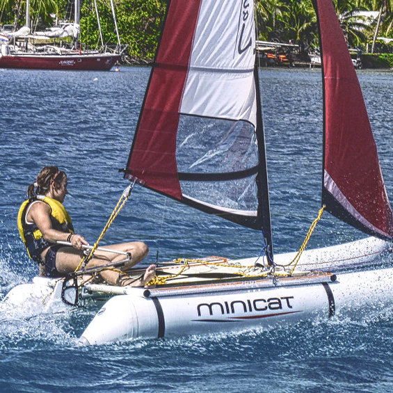 inflatable sailboat minicat 310